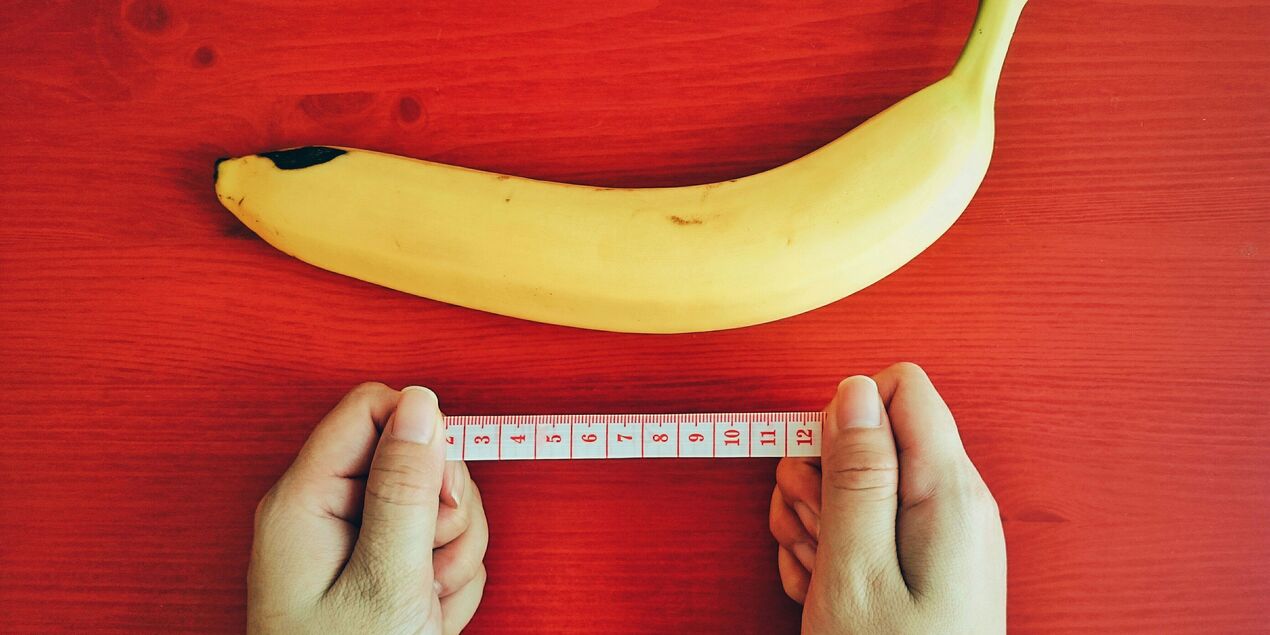 Banana e centímetro
